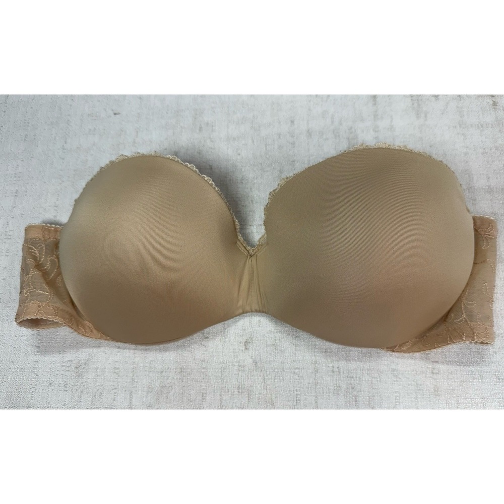 Vanity Fair 36B Nude Beige Strapless Push Up Bra